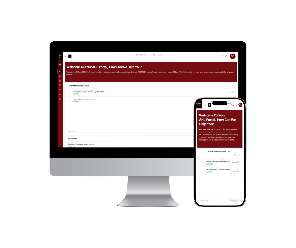commercial healthcare maintenance app